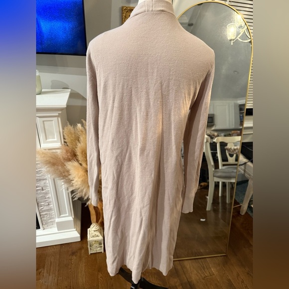 LOFT Soft Beige Open Cardigan - Picture 4 of 4